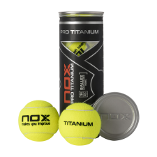 NOX PRO Titanium padeli pallid 3tk